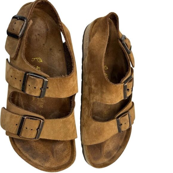 BIRKENSTOCK sz 42 W11 M9 milano leather sandal women\'s 11 mens 9 main image 8